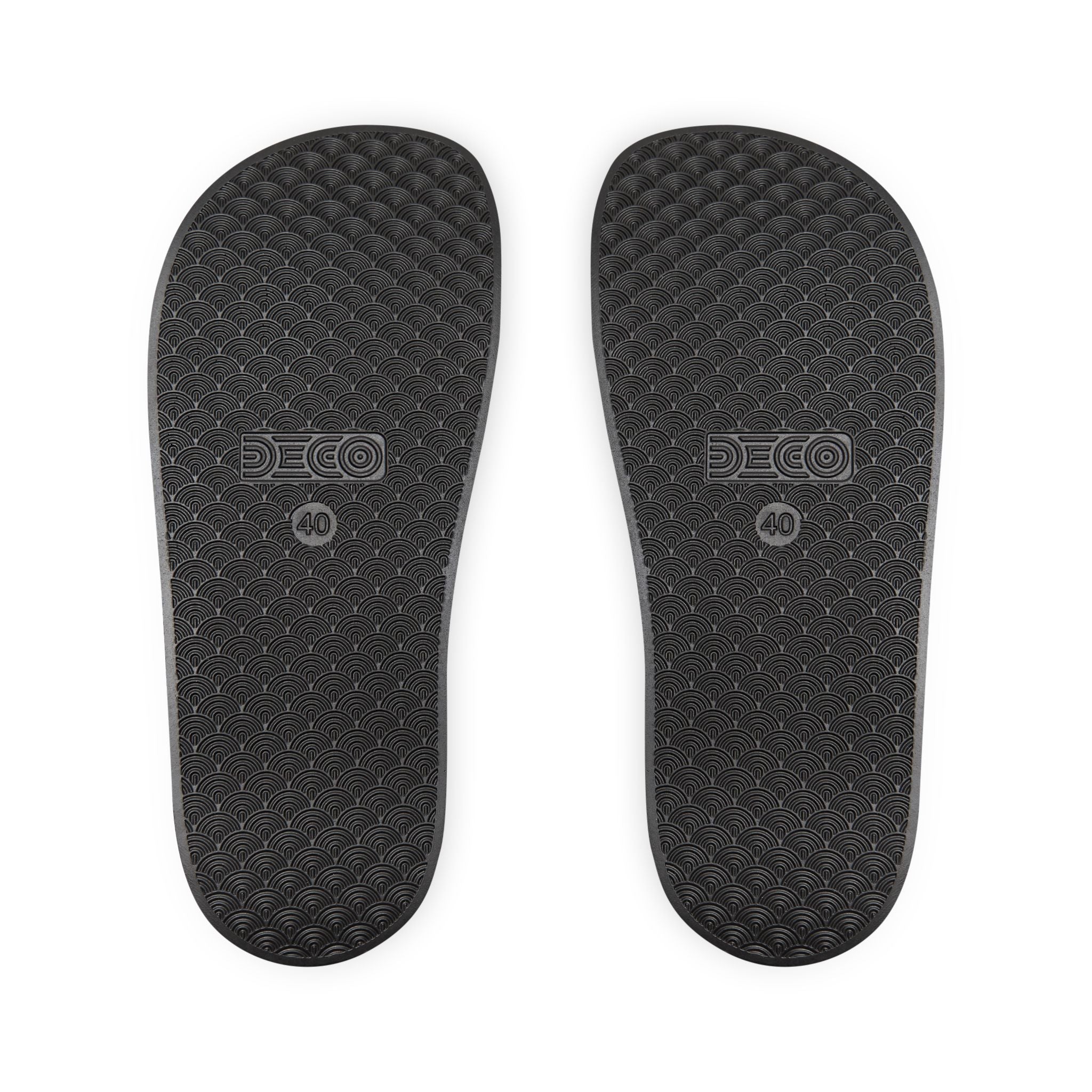 F!CK Mini Logo — Men's Removable‑Strap Sport Slides