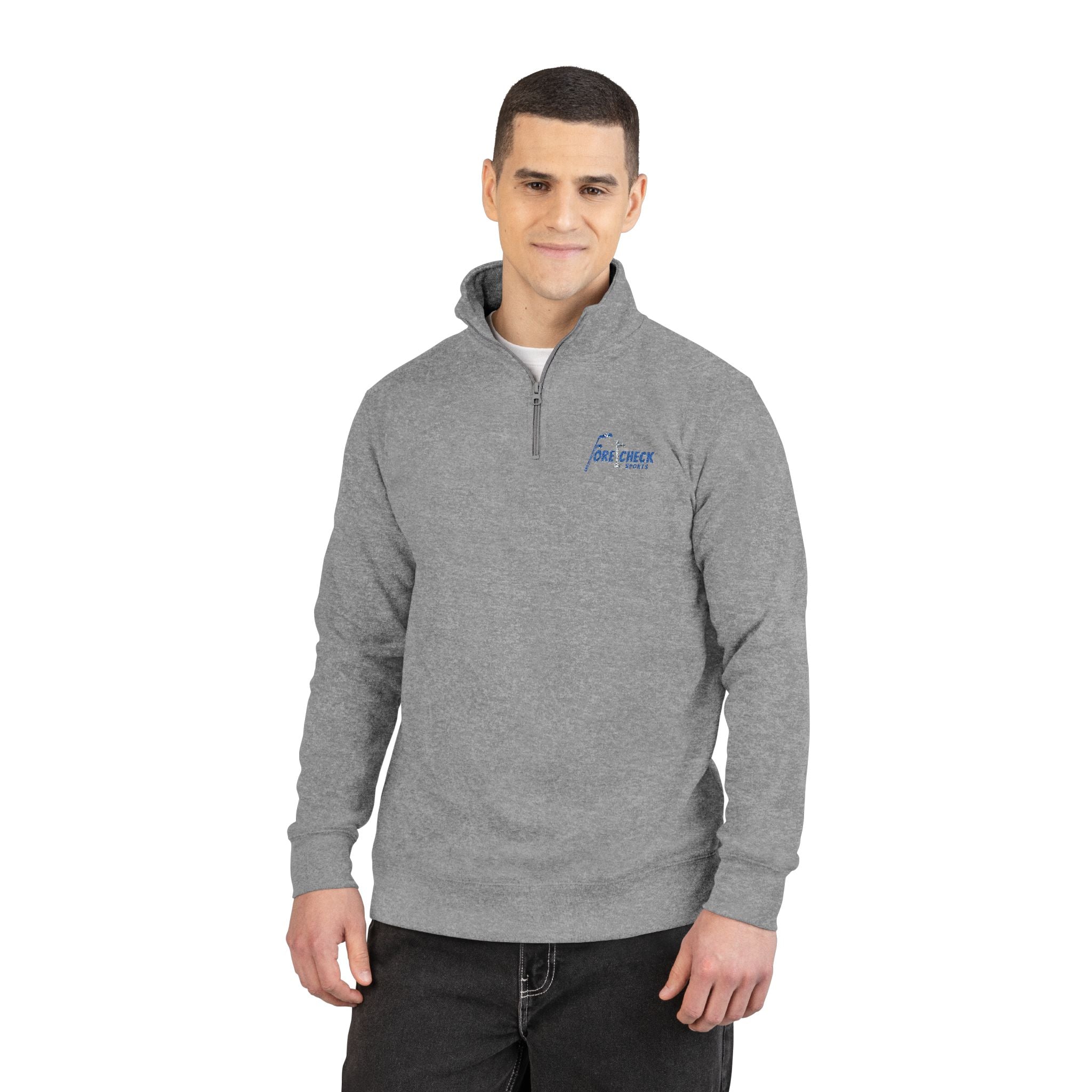 The Logo Quarter-Zip Fleece Pullover