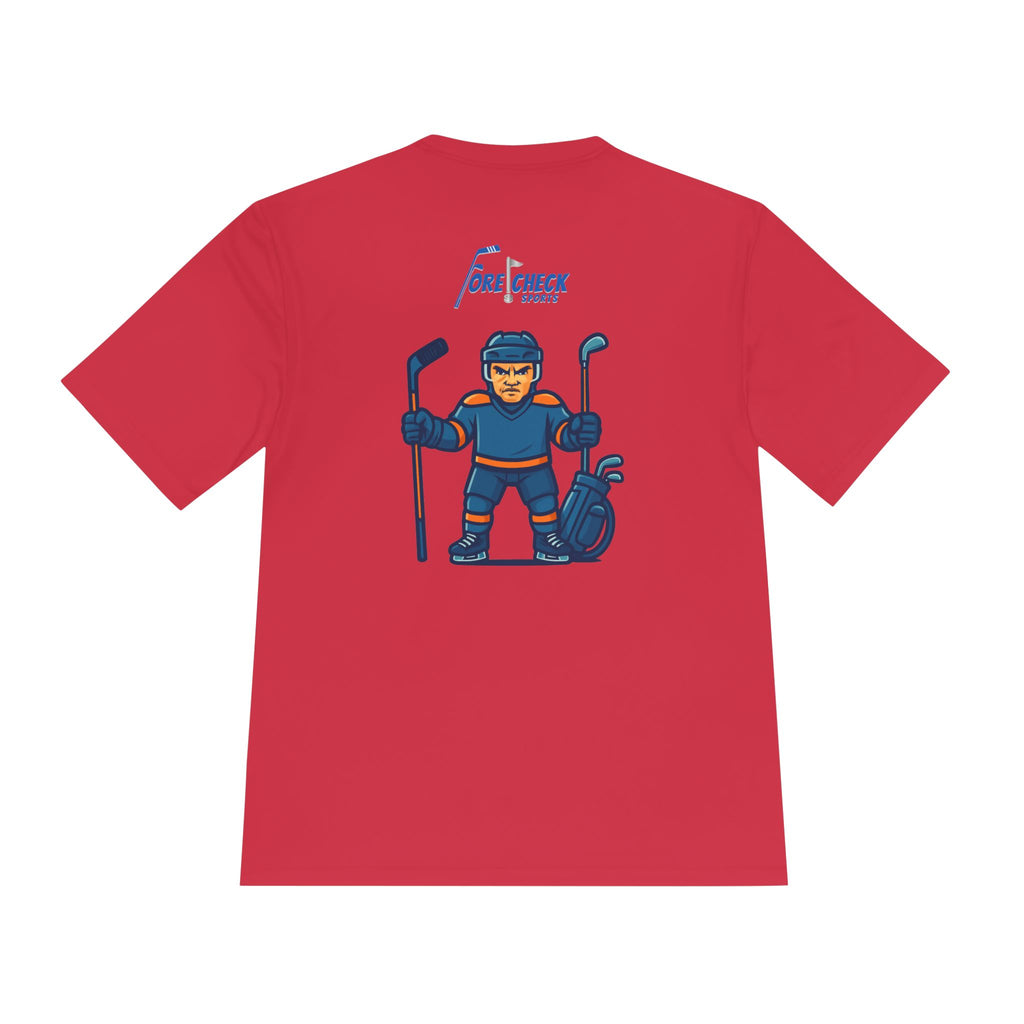 Fore!Check "Frankie" Moisture Wicking Tee