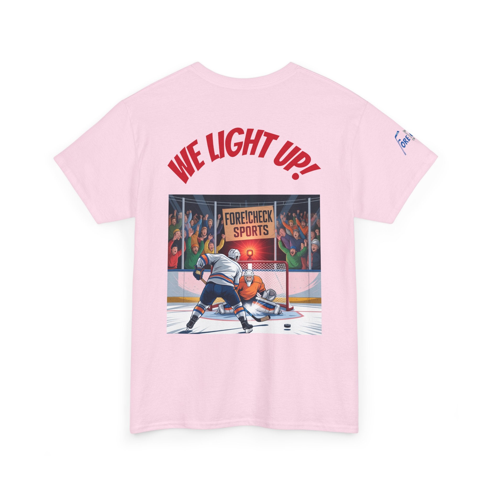 We Light Up! Ice Hockey Tee