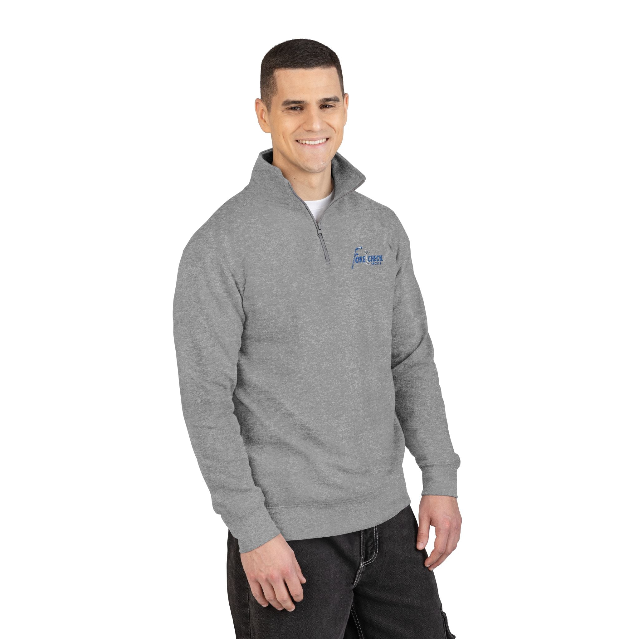 The Logo Quarter-Zip Fleece Pullover