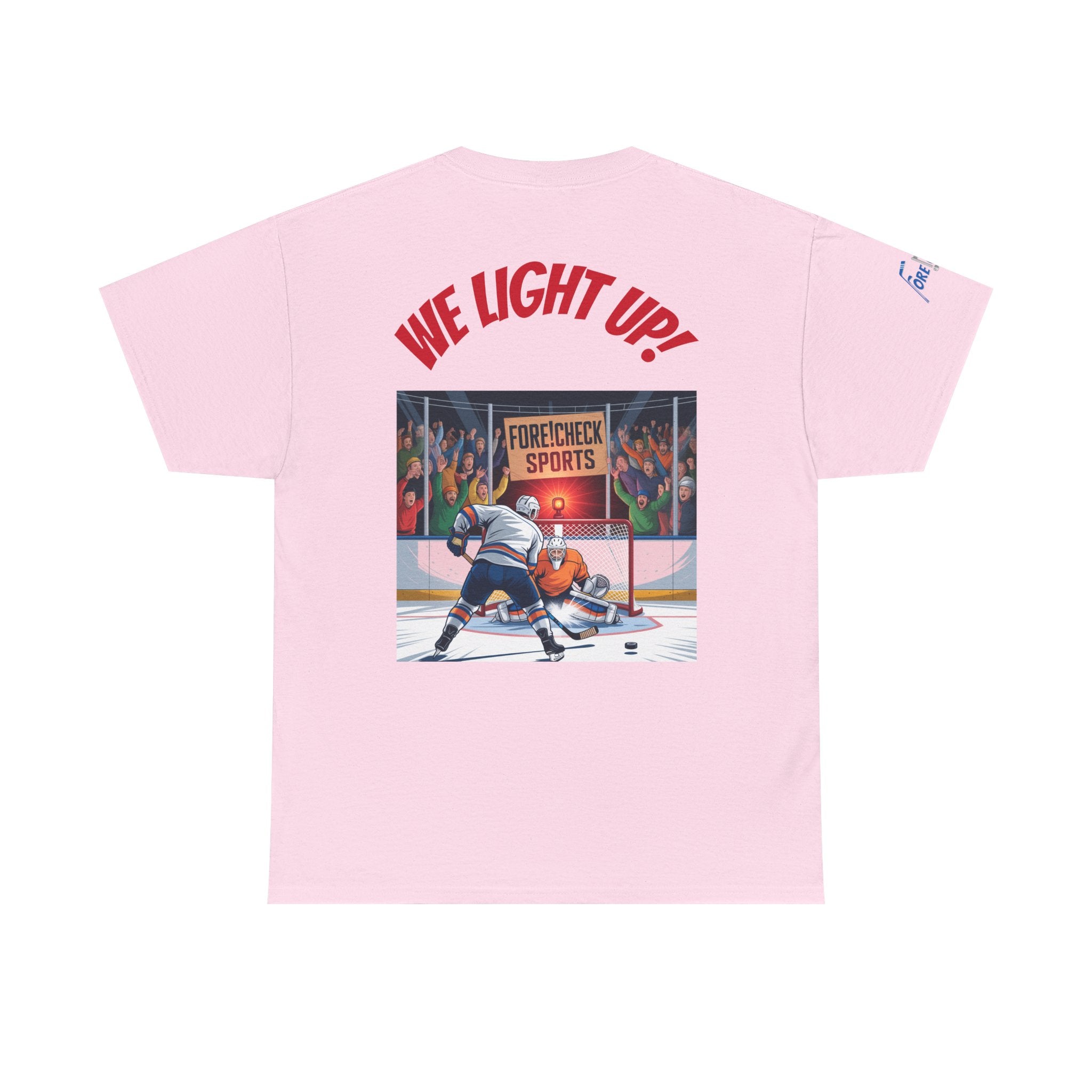 We Light Up! Ice Hockey Tee